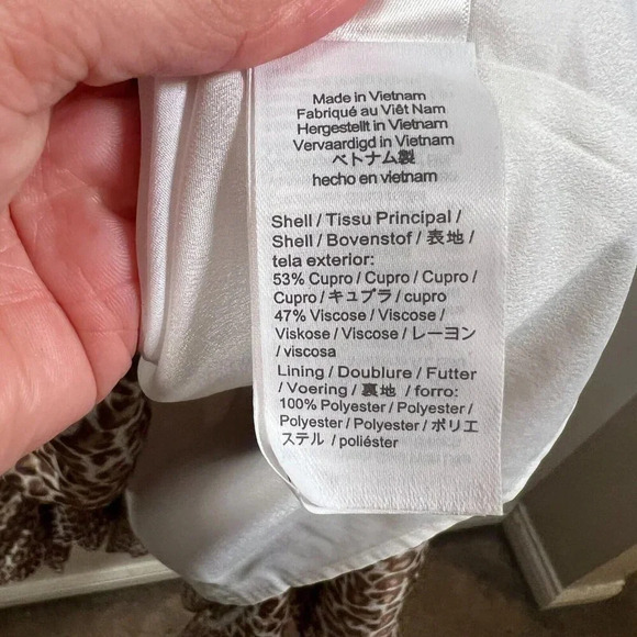 J.Crew Collection Leopard Print One-Shoulder Ruffle Hem Midi Dress Size 2 Event - Picture 10 of 11